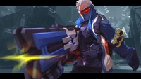 soldier 76, overwatch, video game wallpaper