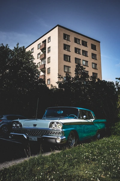 voiture, voiture classique, berline, classique, voiture antique