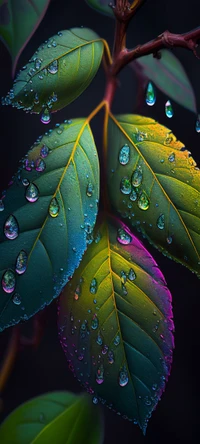 leaf, interior design, water, plant, terrestrial plant wallpaper