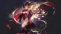 scarlet witch, marvel comics, superhero, comics, comic wallpaper