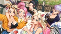 Seraphine and Friends: KDA Vibes in League of Legends