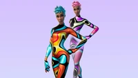 Skins de star de fête vibrants dans Fortnite Battle Royale