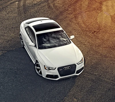 audi, coupe, rs5, white