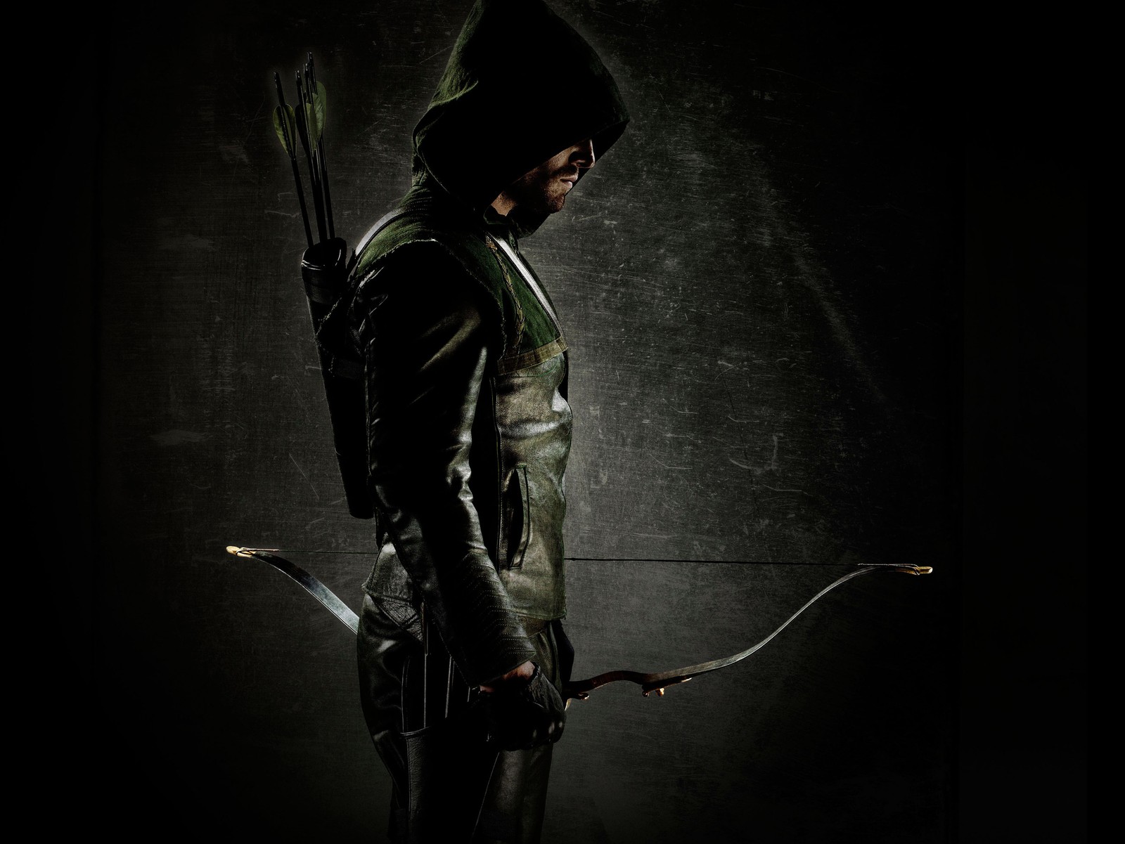 alone, arrow, bow, green, green arrow wallpaper