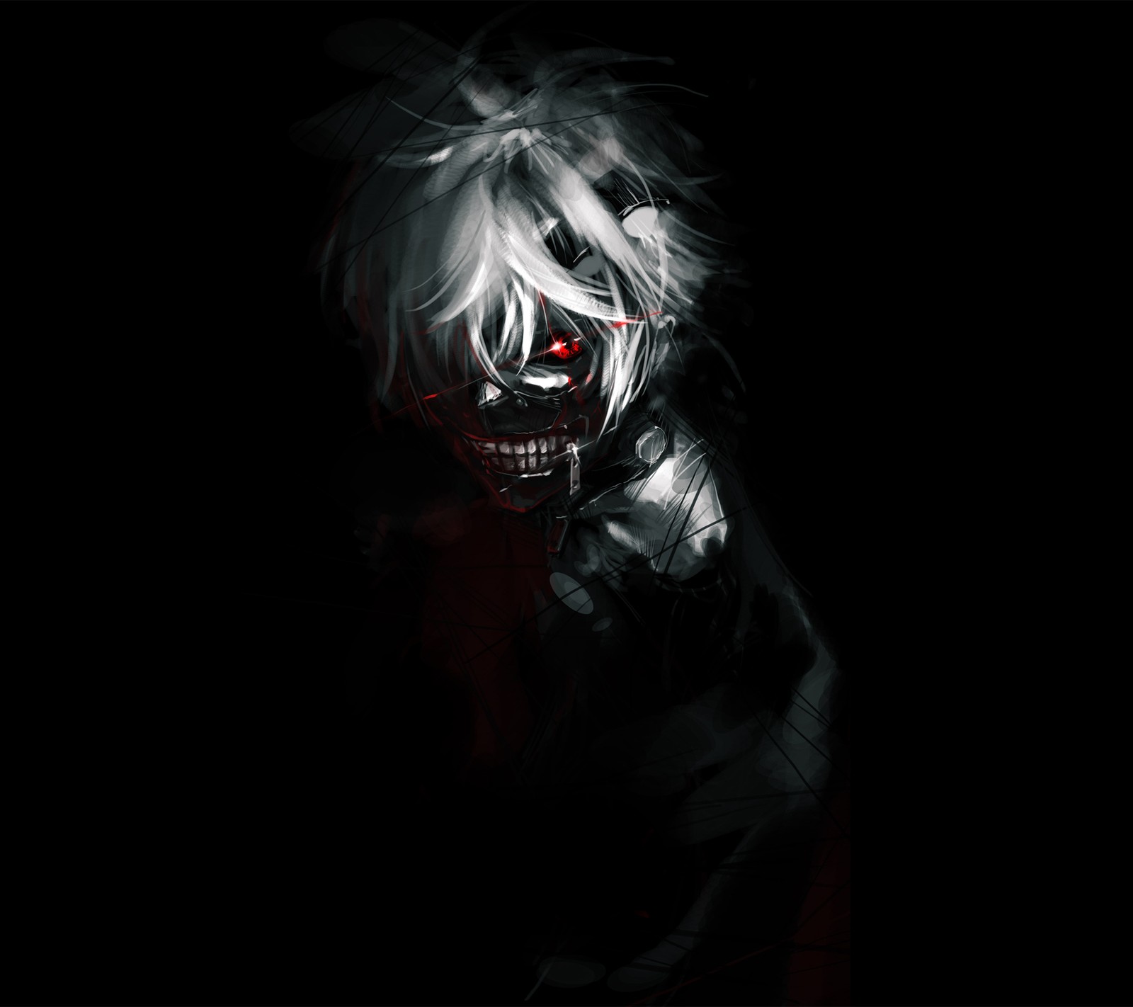 black, dark, ghoul, kaneki, ken wallpaper