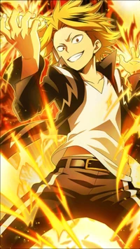 anime, denki kaminari, hero wallpaper