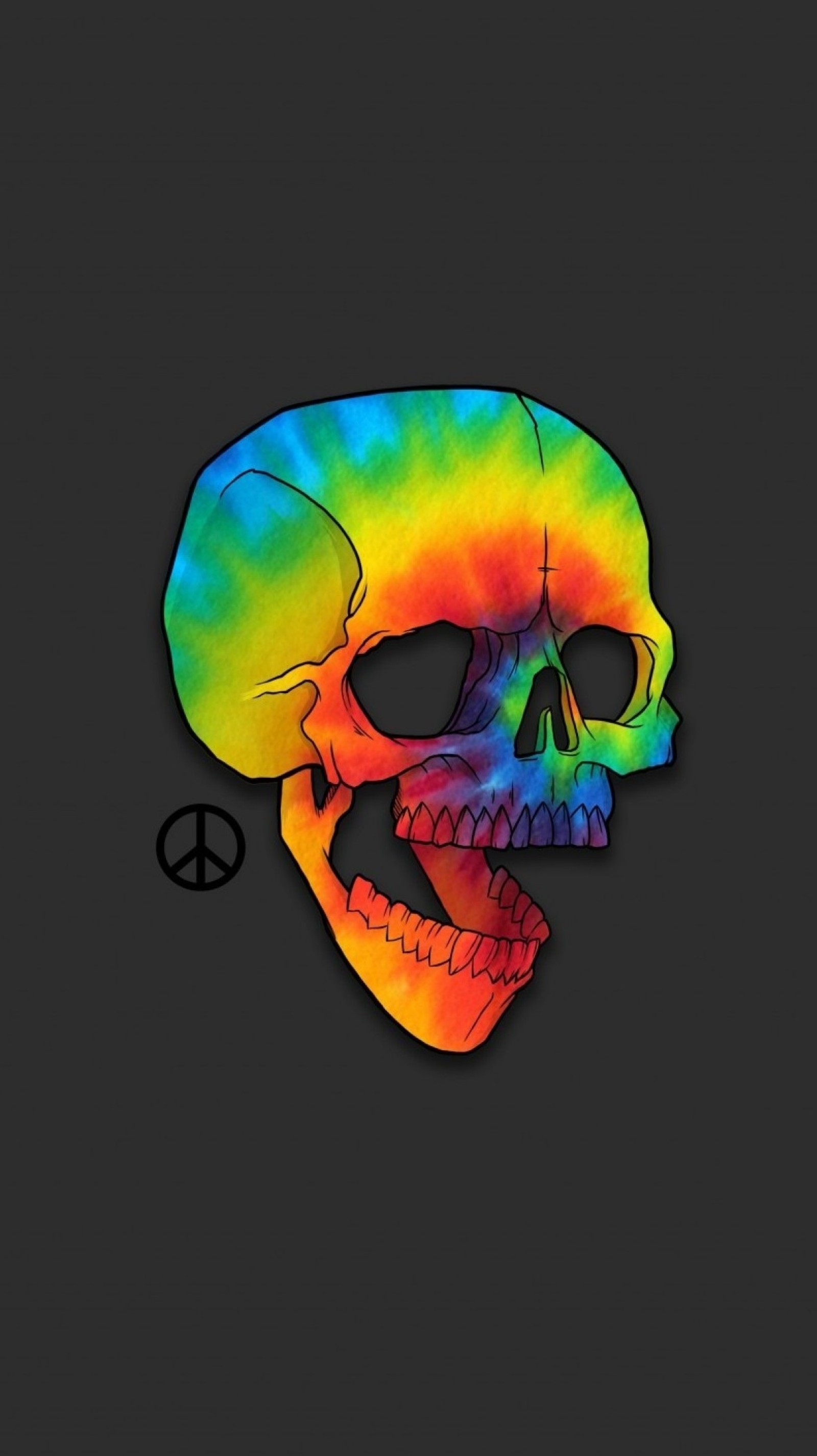 colors, skull wallpaper