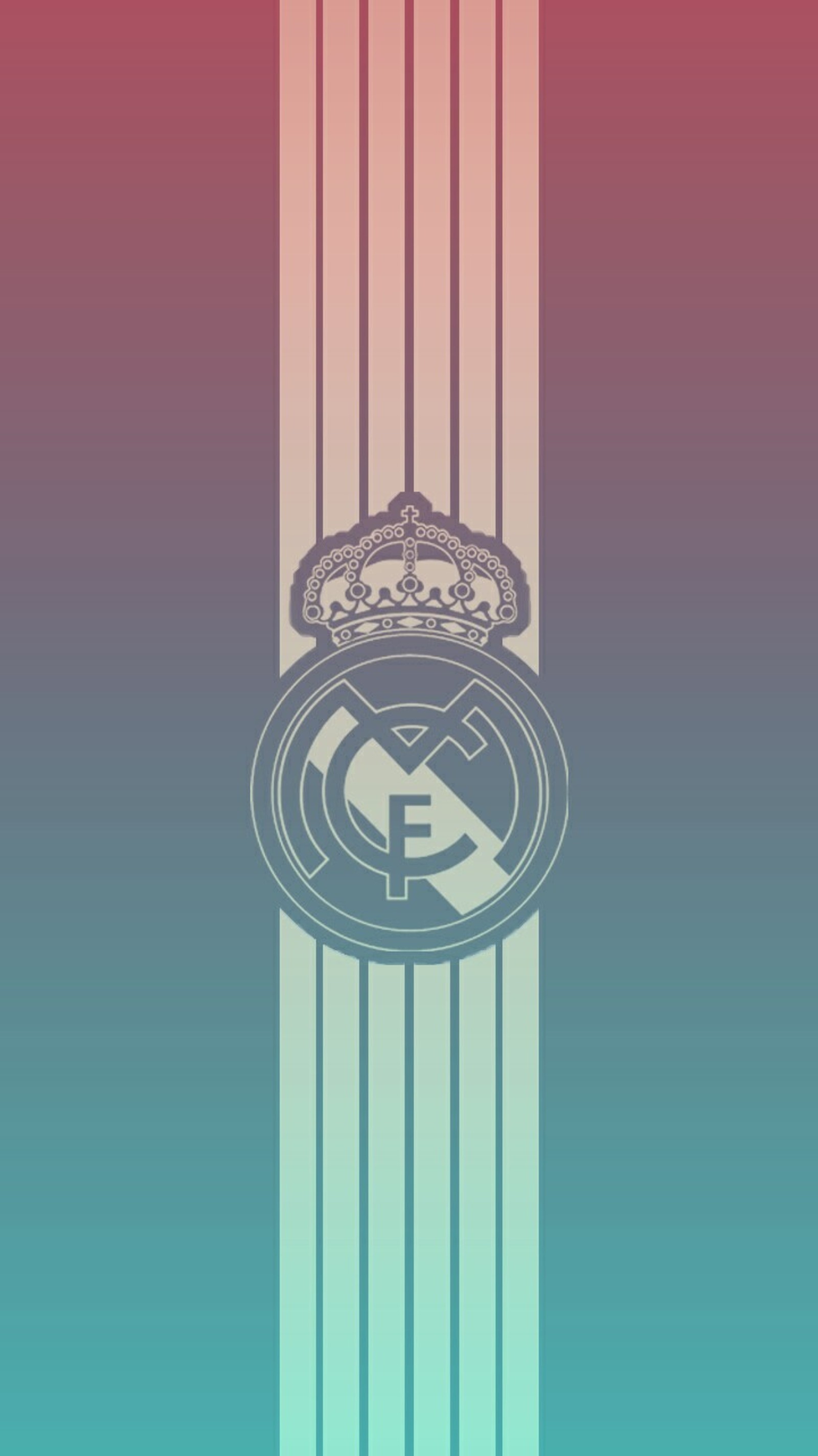 Uma imagem de um papel de parede com o logotipo do real madrid (clube de futebol, amor)