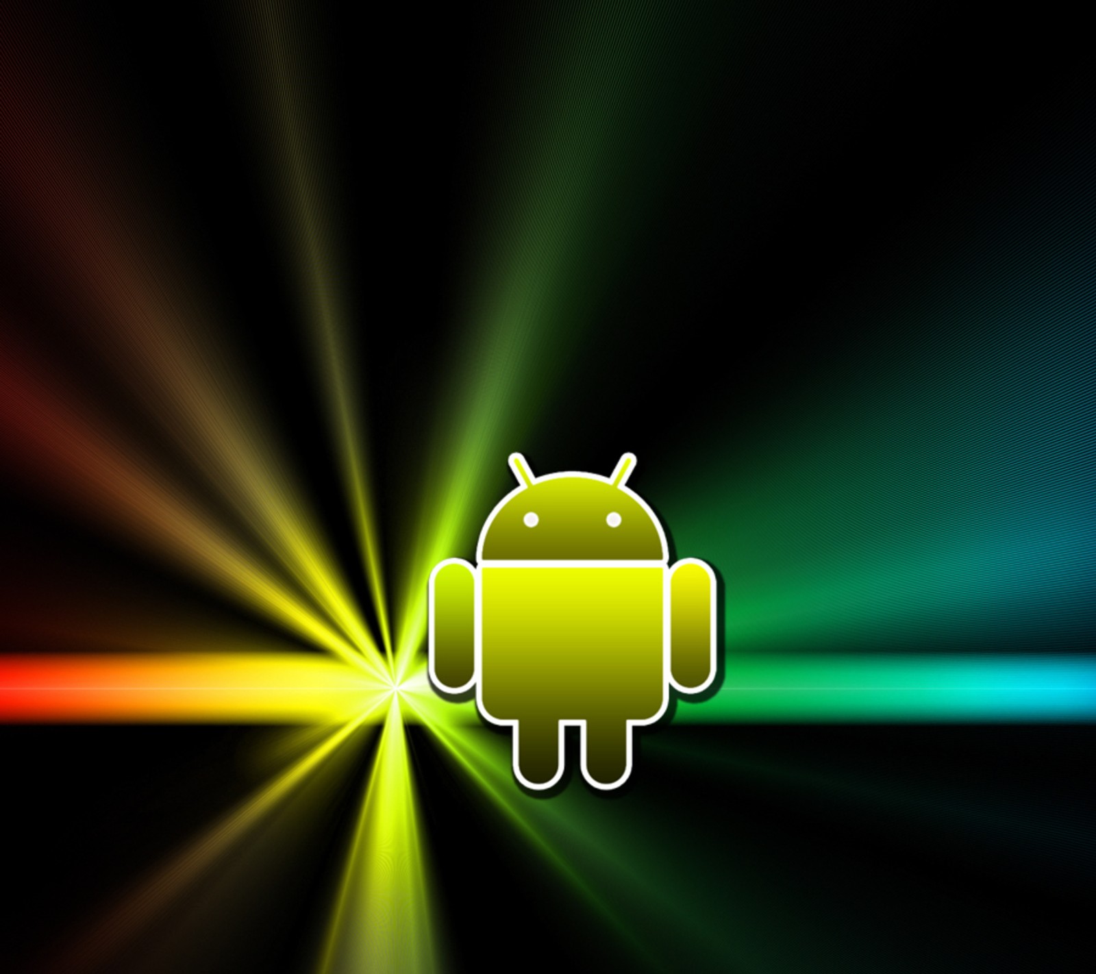 Um close do logotipo verde do android em um fundo preto (android, telefone, papel de parede)