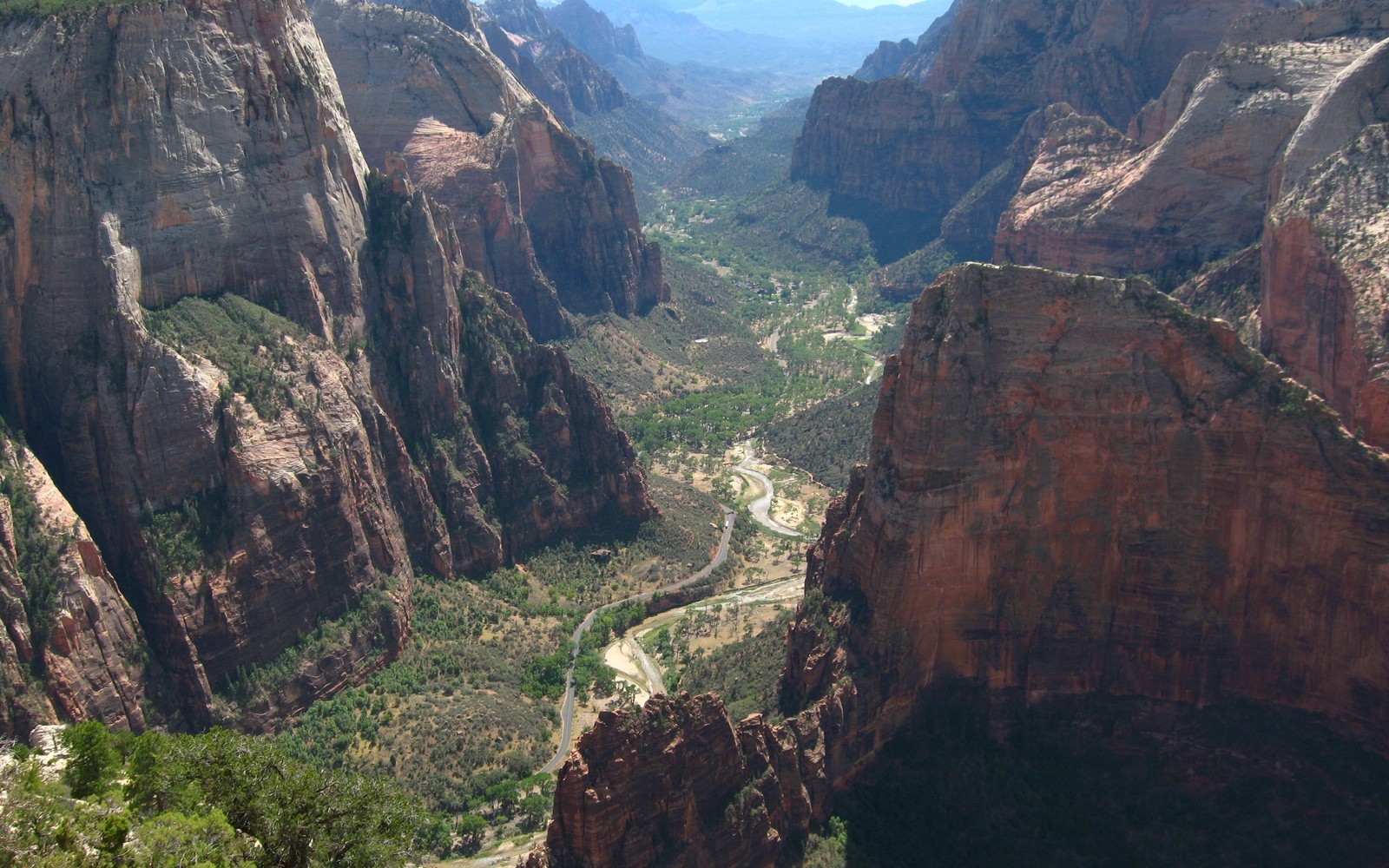 Скачать обои национальный парк зайон, zion national park, парк, каньон, национальный парк