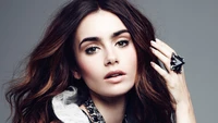 lily collins, beautiful, actress, women, girls wallpaper