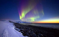 aurora, natur, natürliche landschaft, atmosphäre, arktis