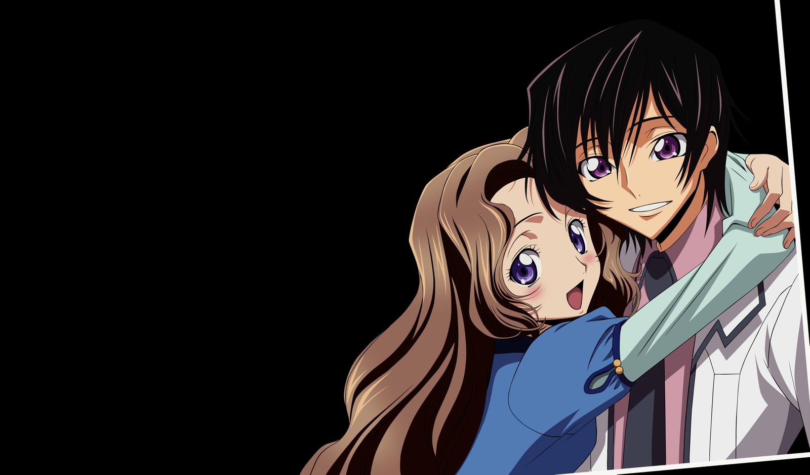 Anime, anime, couple, love, couple, anime love, couple, couple, couple, (lelouch lamperouge, nunnally, code geass, 5k, anime series)