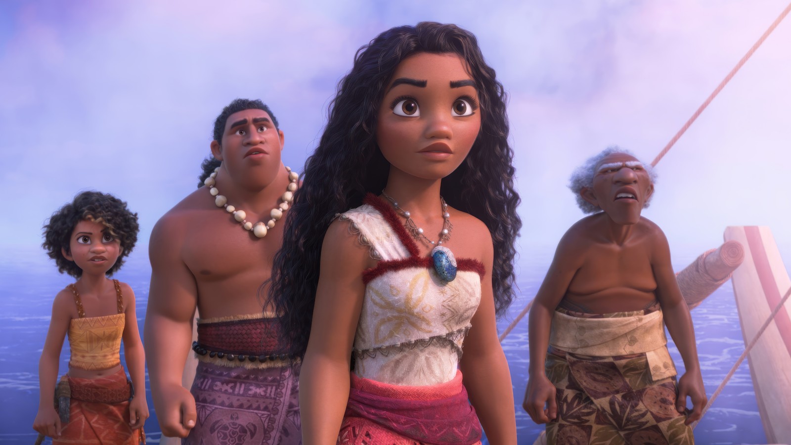 moana 2, movie, characters wallpaper