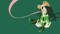 tsuyu asui, froppy, boku no hero academia, my hero academia, anime wallpaper