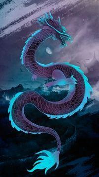 dragon, graphics, fantasy, art, mythical creature wallpaper