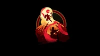 Kratos in epischer Silhouette: Eine dunkle Hommage an God of War