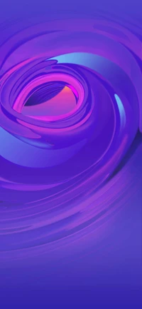 Vibrant Swirls of Electric Blue and Magenta