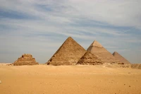 pyramid, egyptian pyramids, monument, historic site, ancient history wallpaper