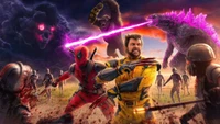 Deadpool y Wolverine se unen contra el caos Kaiju