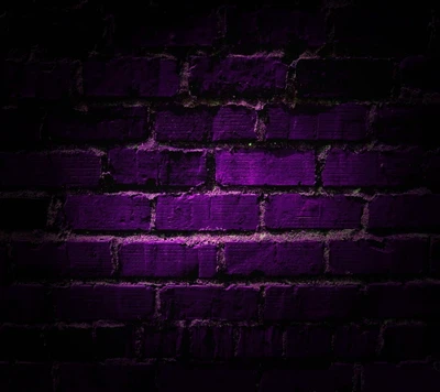 Purple Brick Wall Texture