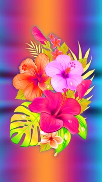 fleurs, flowers wallpaper