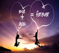 couple, i love you, love, love forever, me and you wallpaper