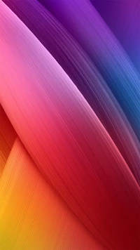 Vibrant Gradient Waves for ASUS Zenfone Wallpaper