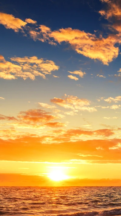 playa, verano, atardecer