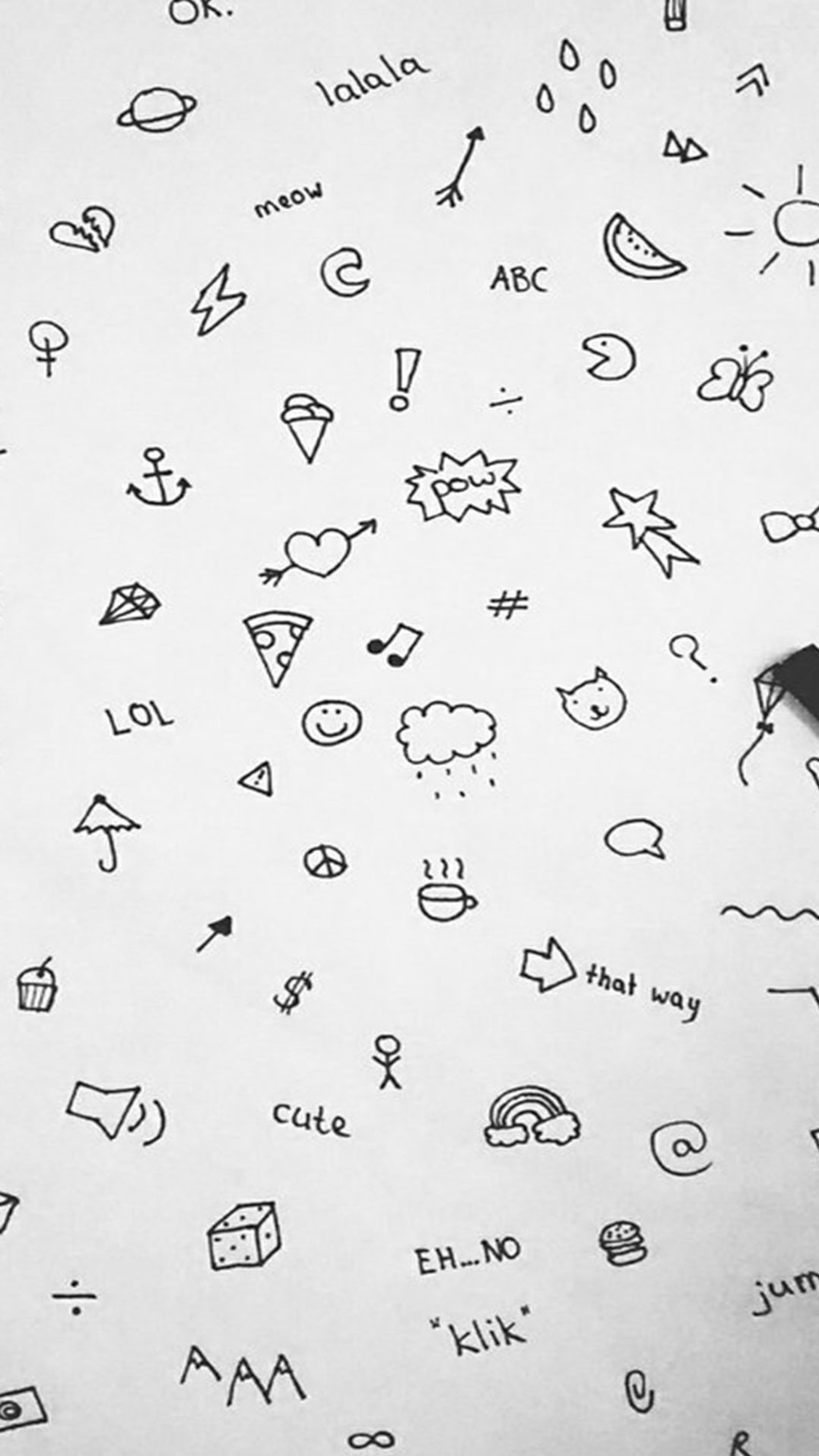 doodle, pattern Download Wallpaper