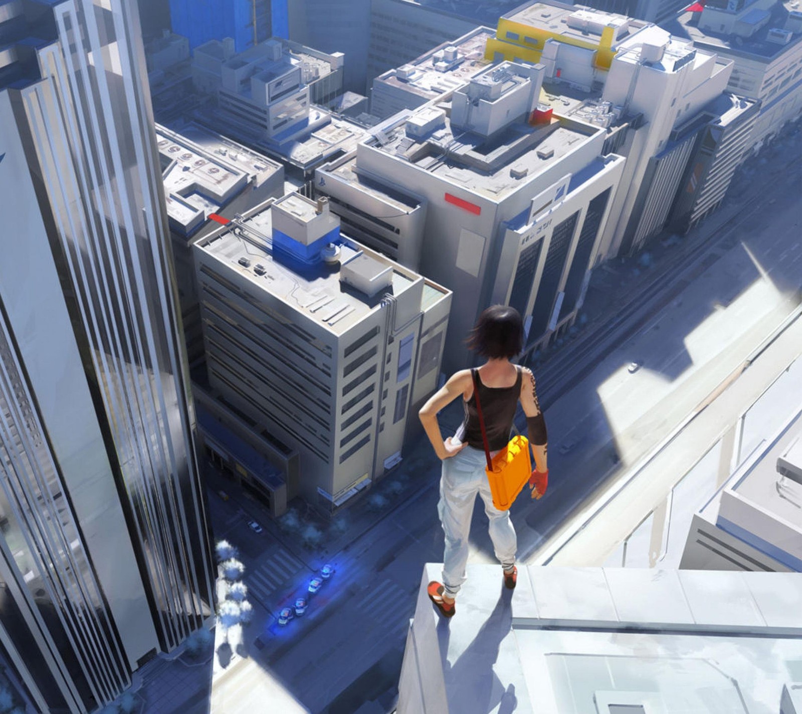 Lade aktion, mirrors edge, playstation, xbox Hintergrund herunter