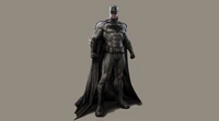 Dynamische Batman-Figur im klassischen Kostümdesign