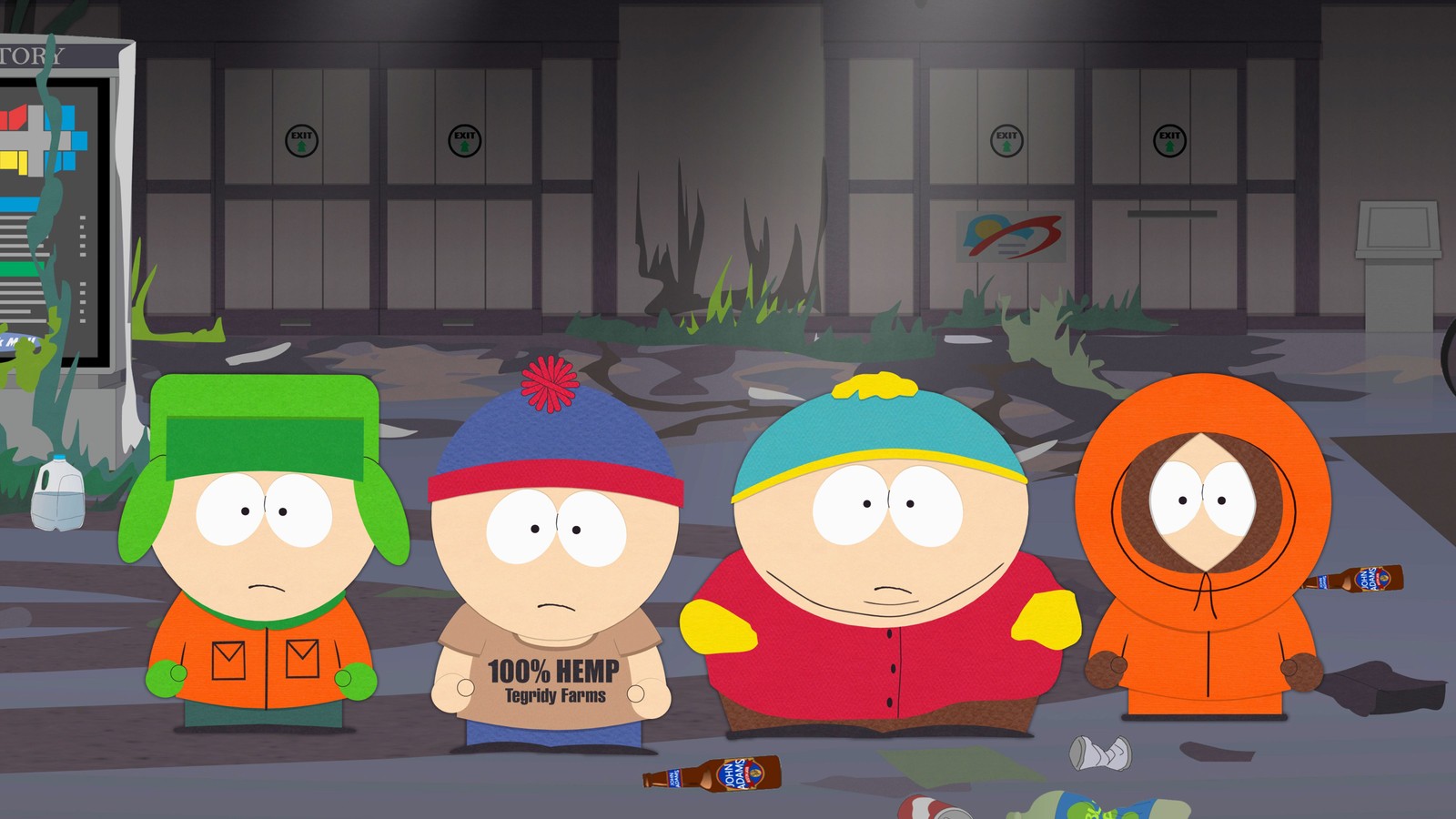 South park : les chroniques de stickman (south park, kenneth mccormick kenny, eric cartman, stan marsh, kyle broflovski)