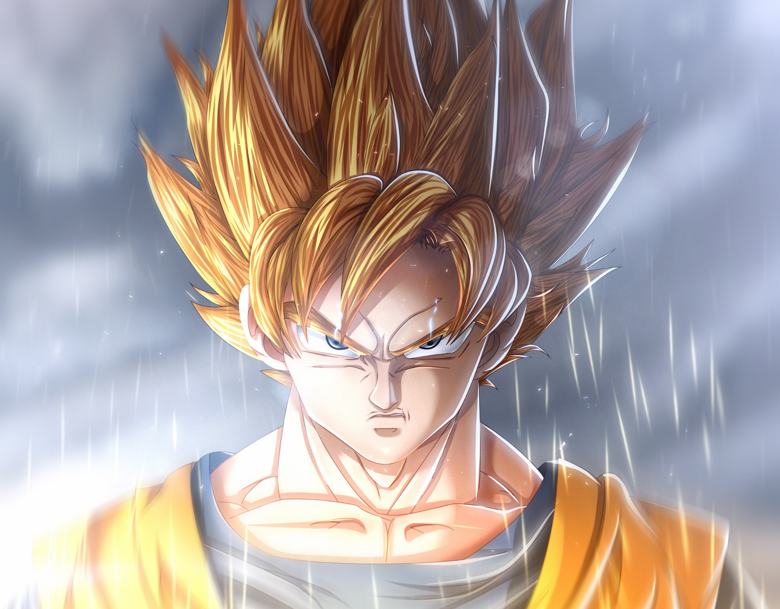 Обои с драгонболлом и гоку (goku, аниме, anime, крутой, супер сайян)