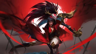 акали, akali, league of legends, lol, видеоигра