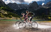 Mountainbiking-Abenteuer durch malerisches Terrain