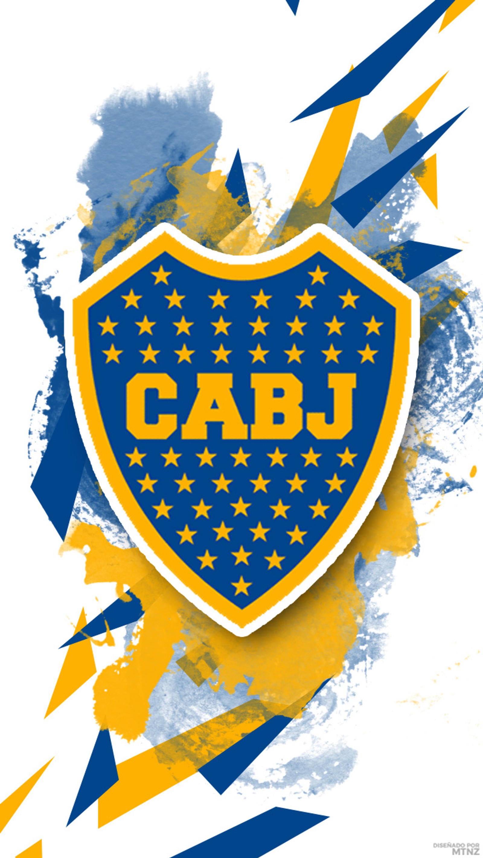 Un primer plano de un escudo de fútbol con estrellas (logotipo, equipo, boca, boca juniors, argentina)