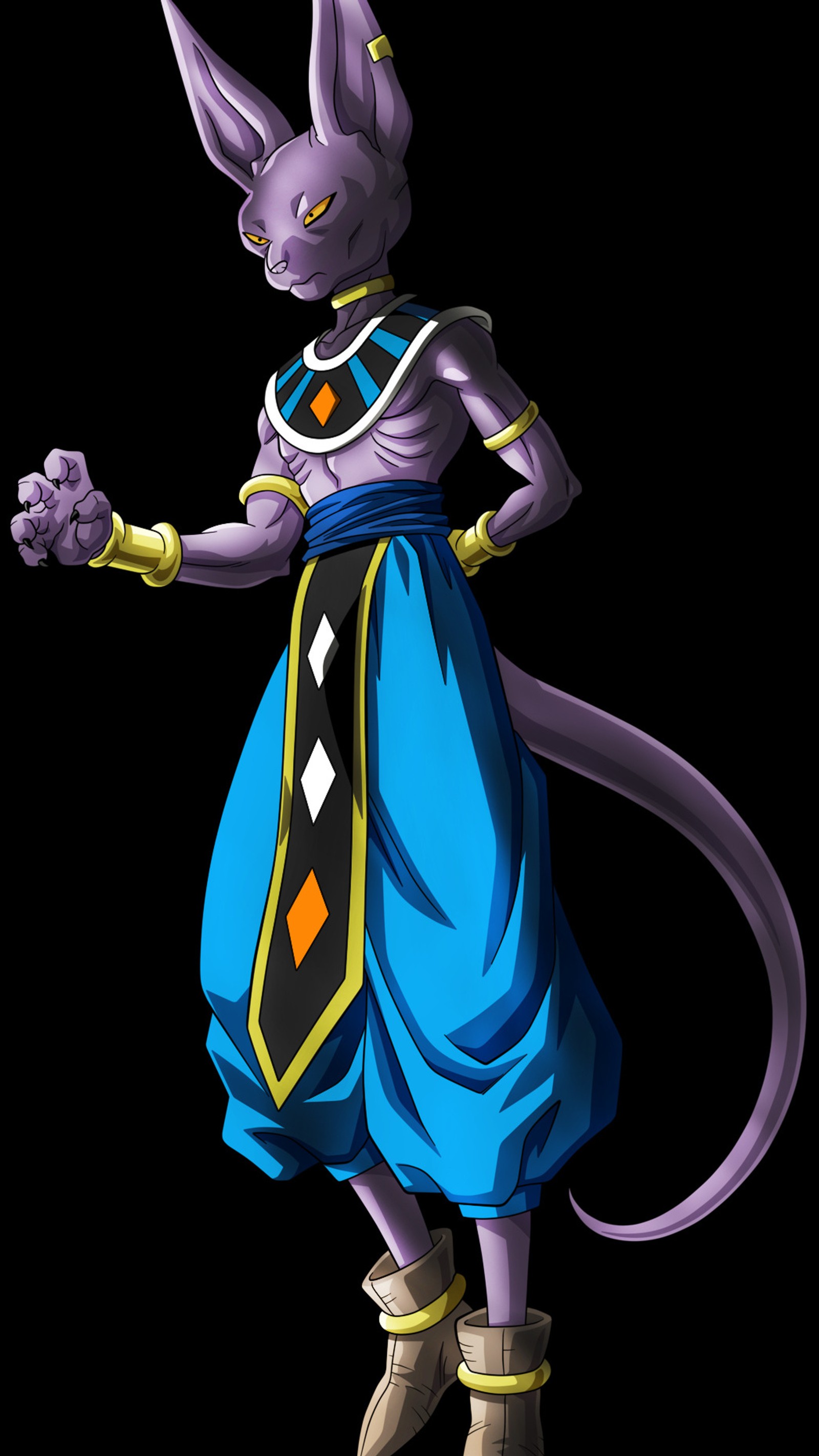 Lade beerus, dragon ball super, gott der zerstörung, lord beerus Hintergrund herunter