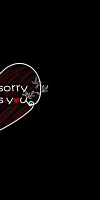 Heartfelt Apology with Artistic Touch