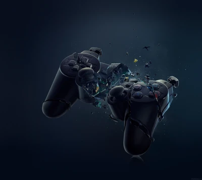 Exploding PS3 Controller: A Fragmented Gaming Experience