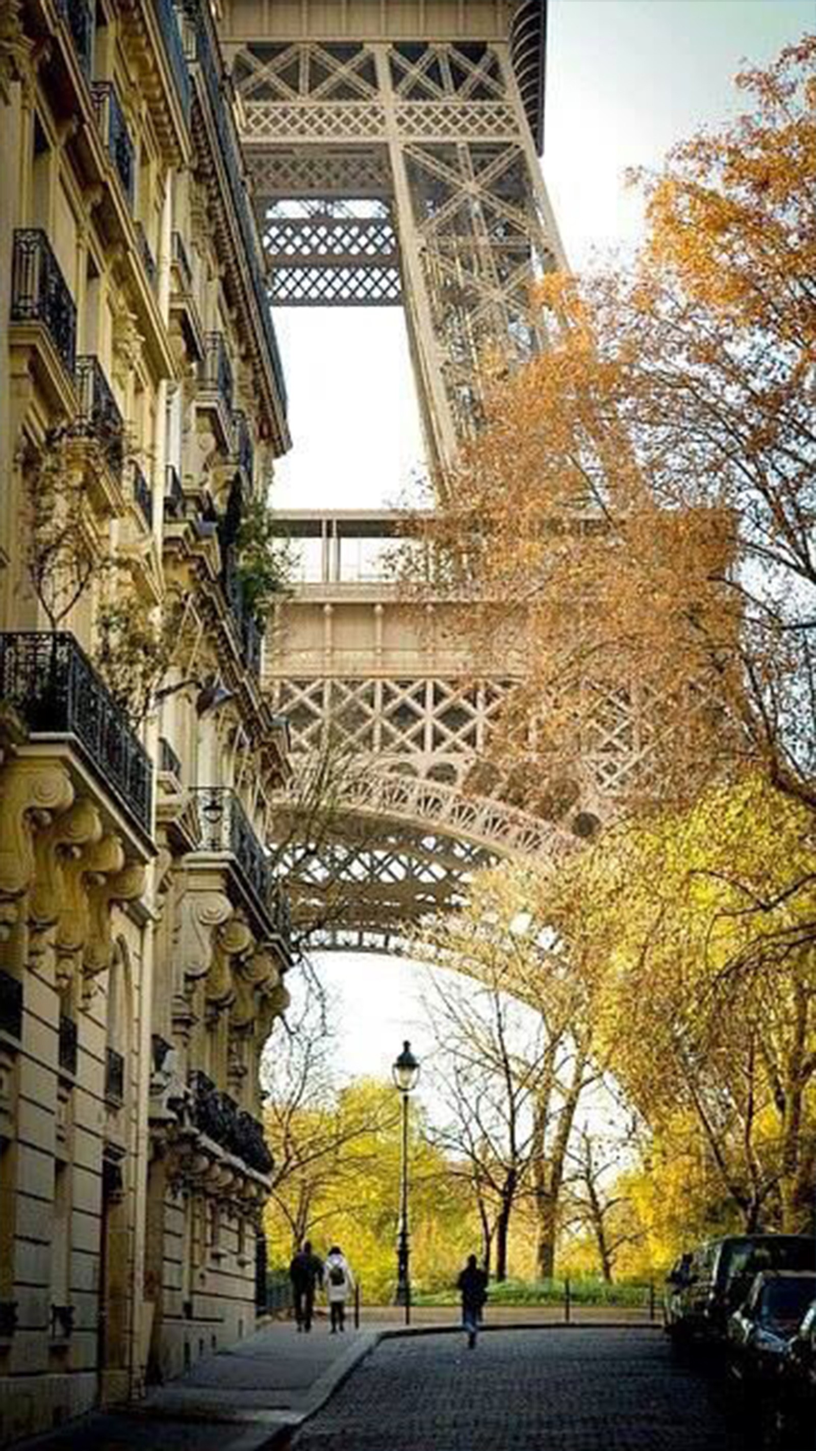 Lade gebäude, paris Hintergrund herunter