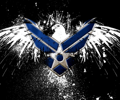 air, back, blue, eagle, force