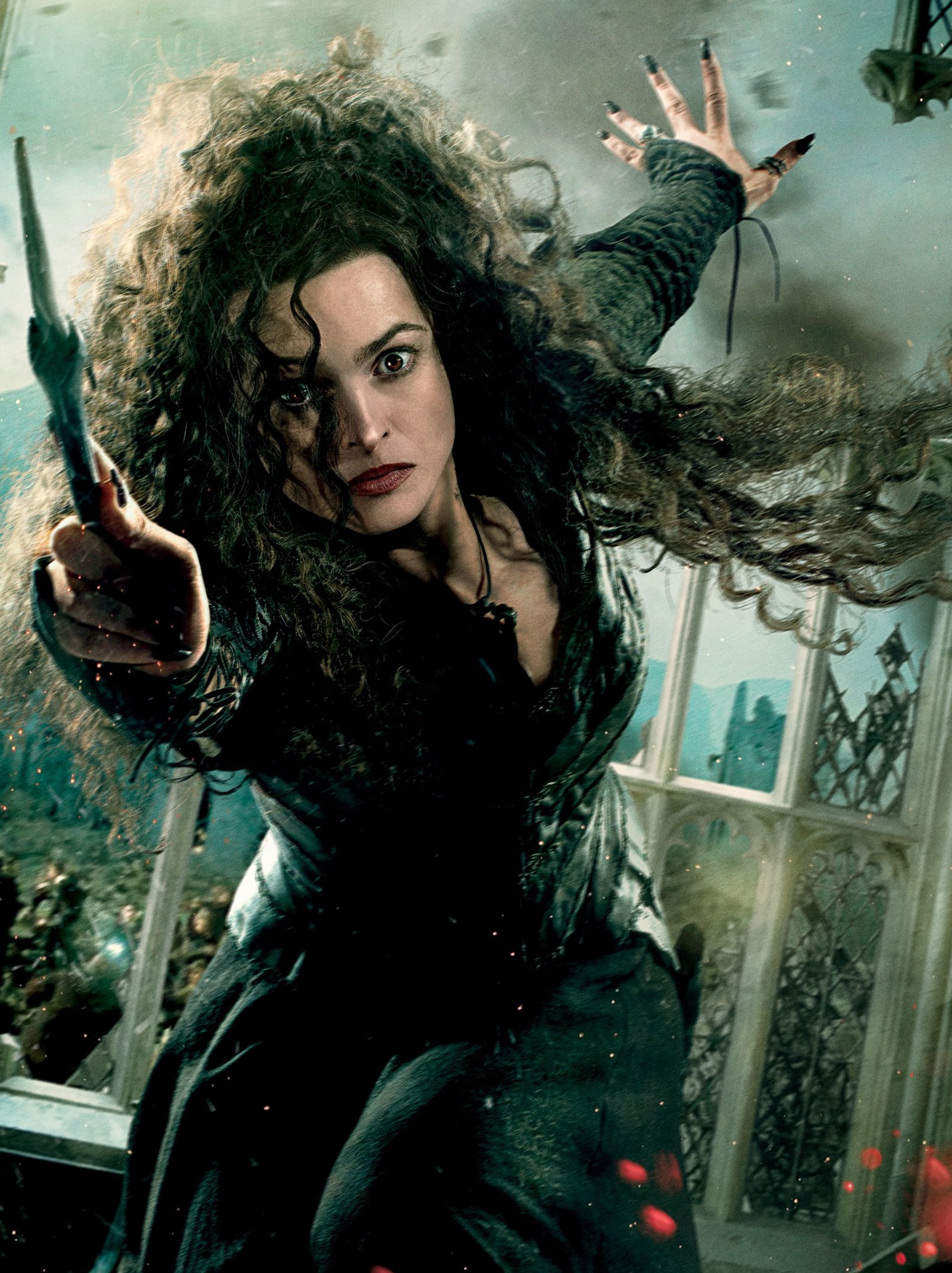 Скачать обои bellatrix, бонэм, bonham, carter, гарри