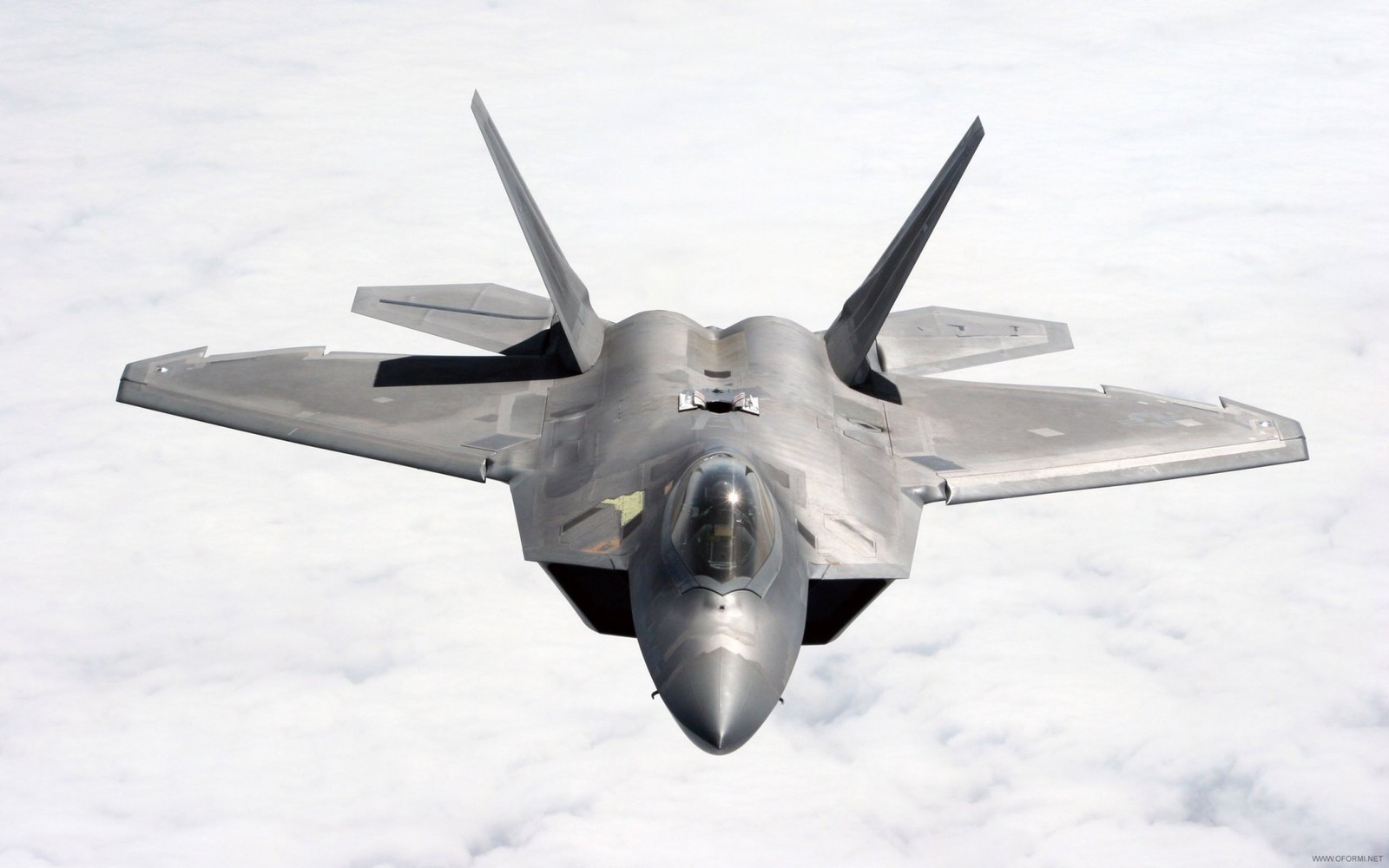 Arafed fighter jet flying through the air with clouds below (aircraft, lockheed martin, military aircraft, jet aircraft, airplane)