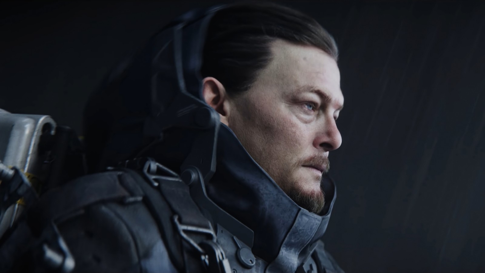 Скачать обои death stranding, видеоигра, сам портер бриджес, sam porter bridges, норман ридус