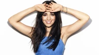 camila cabello, weißer hintergrund, amerikanischer sänger, 5k, leute