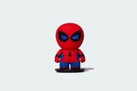 Minimalist Spider-Man Figurine: A Vibrant Superhero Toy for Collectors