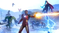 Epic Battle of Avengers: Iron Man and Allies Unite