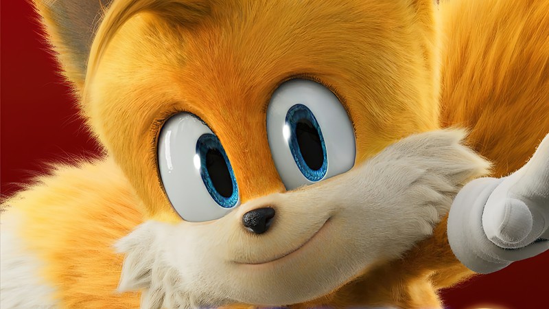 Соник, помахивая рукой (тейлз, tails, соник в игре 2, sonic the hedgehog 2, два)