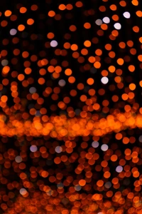 bokeh, naranja, brillo de lente, ligero, patrón